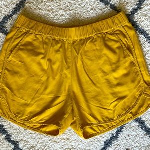 Madewell Mustard Yellow Women's Shorts